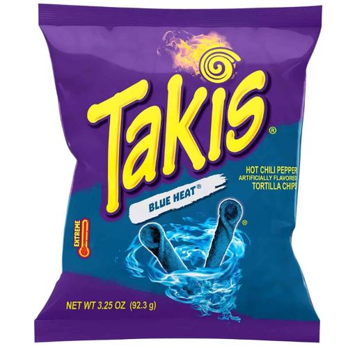 Takis Blue Heat 92,3 gram fra SlikAway