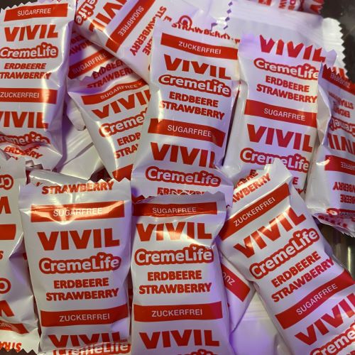 Vivil - Creme Life Jordbær Sukkerfri