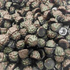 Candyland Sukkerfri Salte Lakridsfrugter i en åben emballage, der viser de mørke, glinsende lakridsfrugter, ideelt for dem, der søger en sukkerfri snack